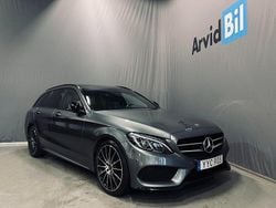 Grå Begagnad 2017 Mercedes C220 AMG Kombi | 284 700 kr (Lite dyr)