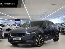Mörkblå (blå) Begagnad 2022 Polestar 2 Performance Sedan | 469 900 kr (Marknadspris)