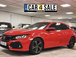 Röd Begagnad 2017 Honda Civic Elegance Halvkombi | 164 900 kr (Marknadspris)