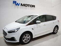 Vit Begagnad 2019 Ford S-MAX Titanium Minibuss | 194 900 kr (Marknadspris)