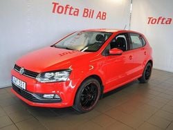 Röd Begagnad 2016 VW Polo Halvkombi | 129 000 kr (Dyr)