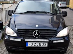 Svart Begagnad 2007 Mercedes Vito Minibuss | 32 800 kr (Bra pris)