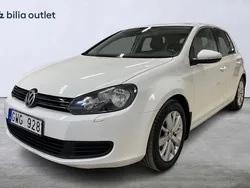 Vit Begagnad 2011 VW Golf VI Sedan | 78 900 kr (Marknadspris)