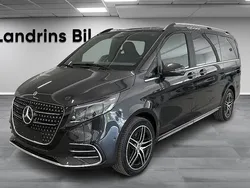 Mörkgrå Ny 2025 Mercedes V300 AMG line Minibuss | 961 730 kr (Bra pris)