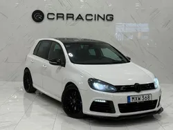 Vit Begagnad 2010 VW Golf VI R Halvkombi | 134 900 kr