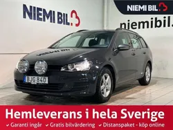 Mörkgrå Begagnad 2016 VW Golf VII S Kombi | 139 900 kr (Marknadspris)