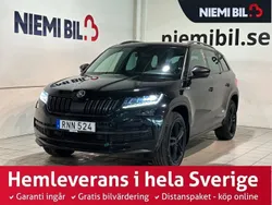 Svart (svart metallic) Begagnad 2019 Skoda Kodiaq SportLine SUV | 339 900 kr (Lite dyr)