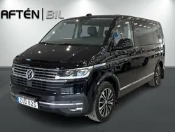 Svart Begagnad 2022 VW Multivan Highline Minibuss | 689 900 kr (Bra pris)