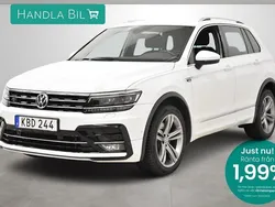 Vit Begagnad 2018 VW Tiguan R-line SUV | 249 900 kr (Marknadspris)