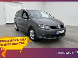 Mörkgrå Begagnad 2018 VW Sharan Minibuss | 227 900 kr (Marknadspris)