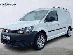 Vit Begagnad 2015 VW Caddy Maxi Minibuss | 99 900 kr (Bra pris)