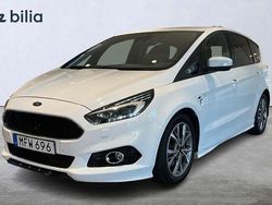 Vit Begagnad 2018 Ford S-MAX ST-Line Minibuss | 234 900 kr (Marknadspris)