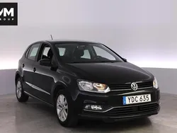 Svart Begagnad 2016 VW Polo Halvkombi | 99 900 kr (Marknadspris)