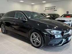 Svart Begagnad 2021 Mercedes CLA250e Shooting Brake AMG Kombi | 284 900 kr (Bra pris)