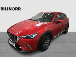 Röd Begagnad 2018 Mazda CX-3 Optimum SUV | 209 900 kr (Marknadspris)