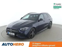 Mörkblå Begagnad 2022 Mercedes C220 AMG line Kombi | 429 000 kr (Marknadspris)