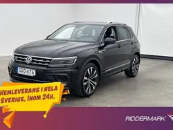 Svart Begagnad 2018 VW Tiguan R-line SUV | 234 800 kr (Marknadspris)