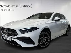 Vit Begagnad 2023 Mercedes A250 AMG Halvkombi | 369 000 kr (Marknadspris)