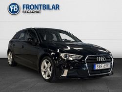 Svart Begagnad 2019 Audi A3 Sportback Proline Halvkombi | 174 900 kr (Marknadspris)