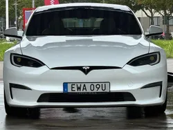 Vit Begagnad 2023 Tesla Model S Plaid Sedan | 759 000 kr (Bra pris)
