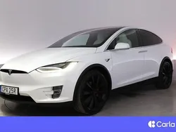 Vit Begagnad 2020 Tesla Model X Performance SUV | 557 900 kr (Bra pris)
