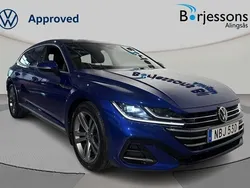 Mörkblå (blå) Begagnad 2022 VW Arteon R-line Kombi | 349 900 kr (Bra pris)