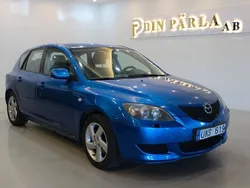 Blå Begagnad 2003 Mazda 3 Inclusive Halvkombi | 34 900 kr (Marknadspris)