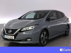Ljusgrå Begagnad 2021 Nissan Leaf 360º Halvkombi | 177 900 kr (Marknadspris)