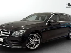 Svart (black) Begagnad 2018 Mercedes E200 AMG Kombi | 308 700 kr (Marknadspris)
