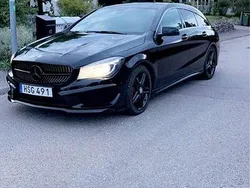 Svart Begagnad 2015 Mercedes CLA250 Shooting Brake AMG Kombi | 143 000 kr