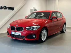 Röd Begagnad 2018 BMW 118 M Sport Halvkombi | 184 900 kr (Marknadspris)