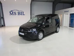 Svart Begagnad 2018 VW Caddy Minibuss | 109 000 kr (Marknadspris)