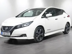 Vit Begagnad 2018 Nissan Leaf 360º Halvkombi | 149 900 kr (Dyr)