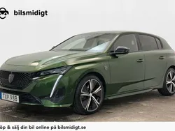 Grön Begagnad 2021 Peugeot 308 GT Halvkombi | 294 900 kr (Marknadspris)