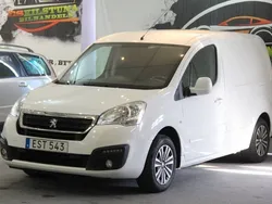 Vit Begagnad 2016 Peugeot Partner Minibuss | 64 900 kr (Marknadspris)