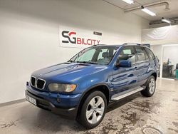 Blå Begagnad 2002 BMW X5 Sport Line SUV | 44 900 kr (Marknadspris)