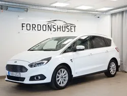 Vit Begagnad 2017 Ford S-MAX Business Edition Minibuss | 199 000 kr (Lite dyr)