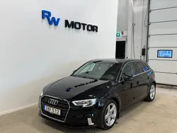 Svart Begagnad 2017 Audi A3 Sportback Sport Halvkombi | 238 900 kr (Lite dyr)