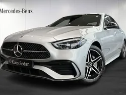 Silver Ny 2024 Mercedes C300e AMG line Sedan | 564 050 kr (Bra pris)