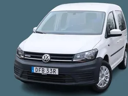 Vit Begagnad 2019 VW Caddy Trendline Minibuss | 200 000 kr