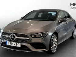 Svart Begagnad 2023 Mercedes CLA250e AMG line Sedan | 369 900 kr (Marknadspris)