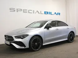 Silver (high tech silver metallic) Begagnad 2024 Mercedes CLA250e AMG line Sedan | 449 000 kr (Lite dyr)