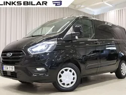 Svart Begagnad 2019 Ford Transit Custom Van | 199 900 kr (Marknadspris)