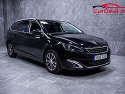 Svart Begagnad 2016 Peugeot 308 Allure Kombi | 82 800 kr (Marknadspris)