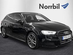 Mytsvart metallic Begagnad 2019 Audi A3 S-Line Sedan | 189 000 kr (Lite dyr)
