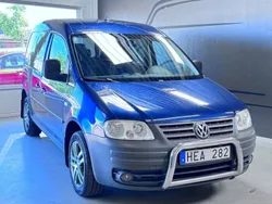 Mörkblå Begagnad 2008 VW Caddy Life Minibuss | 44 900 kr (Lite dyr)