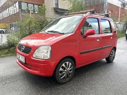 Röd Begagnad 2002 Opel Agila Comfort Halvkombi | 10 000 kr