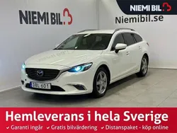 Vit Begagnad 2015 Mazda 6 Optimum Kombi | 169 900 kr (Lite dyr)