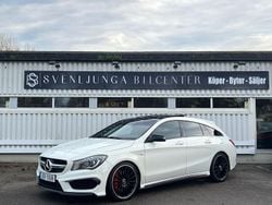 Vit Begagnad 2015 Mercedes CLA45 AMG Shooting Brake AMG Kombi | 274 900 kr