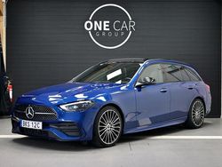 Blå Begagnad 2021 Mercedes C220 AMG Kombi | 448 900 kr (Dyr)